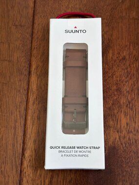 Suunto 24mm Urban 2 Leather Watch Strap M Brown Black Quick Release Band OEM